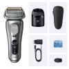 Máquina de barbear Braun Series 9 Pro+ 9667CC prateado aço inoxidável