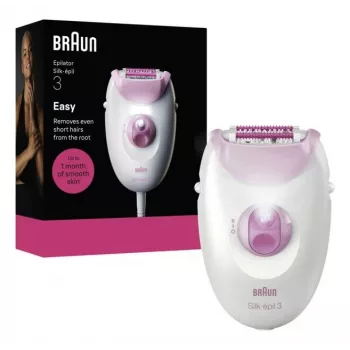 Braun Silk-epil 3-000 20 pinças rosa