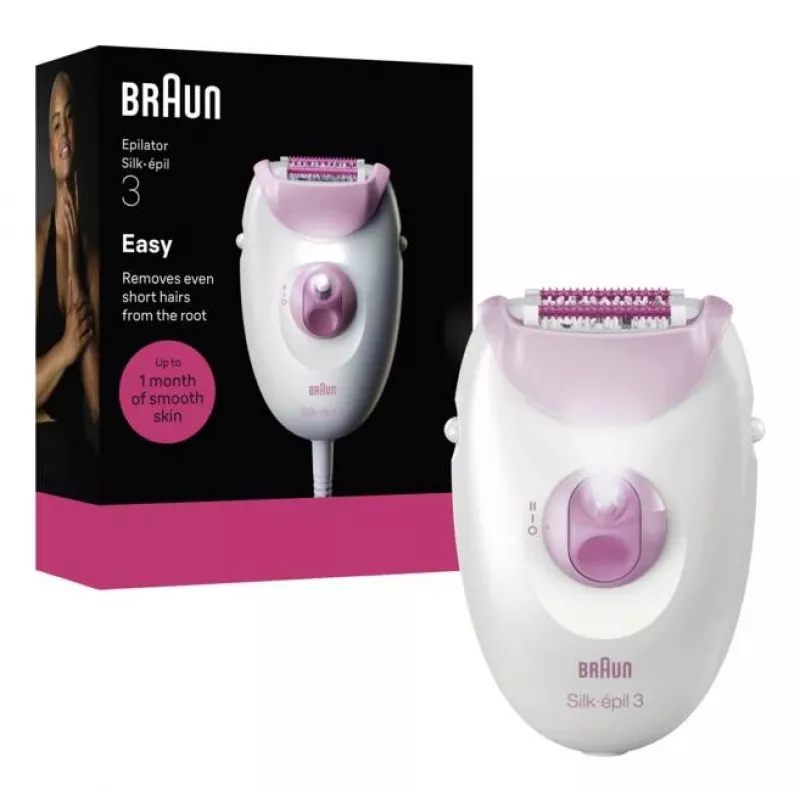 Braun Silk-epil 3-000 20 pinças rosa