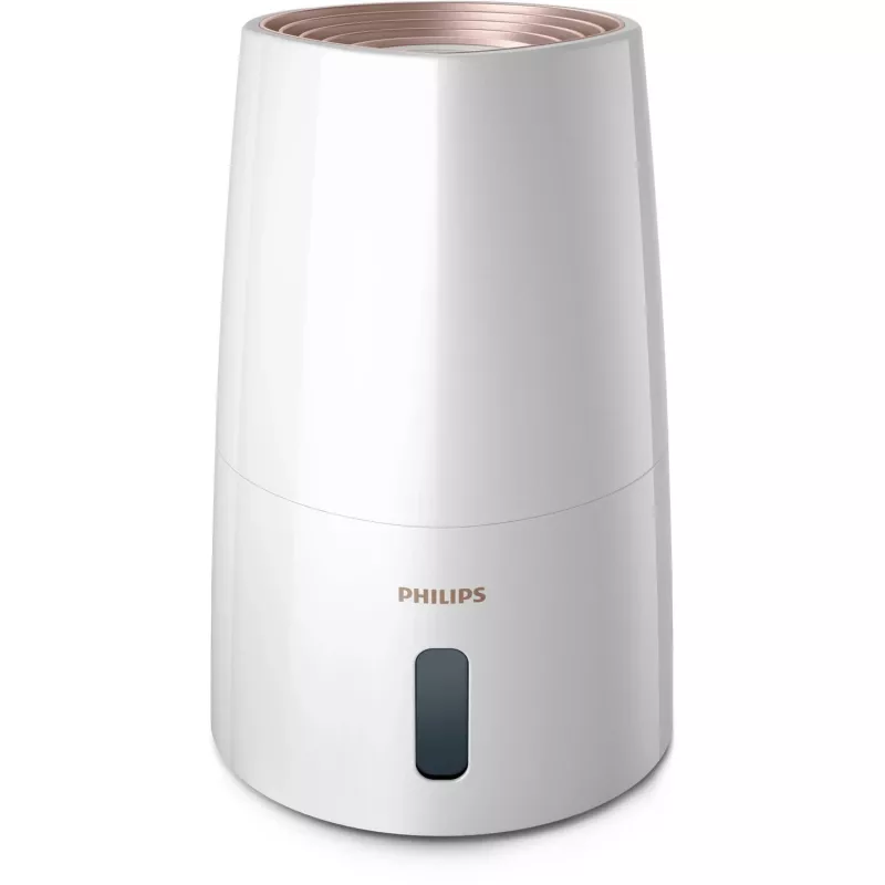Humidificador Philips HU3916/10 3 L ultrassónico, 25 W, branco/rosé gold, 250×250×375 mm