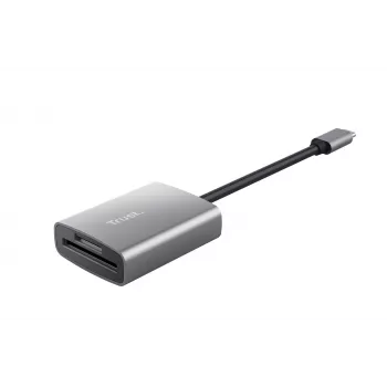Leitor de cartões Trust 24136 USB 3.2 Gen 1 (3.1 Gen 1) Type-C alumínio