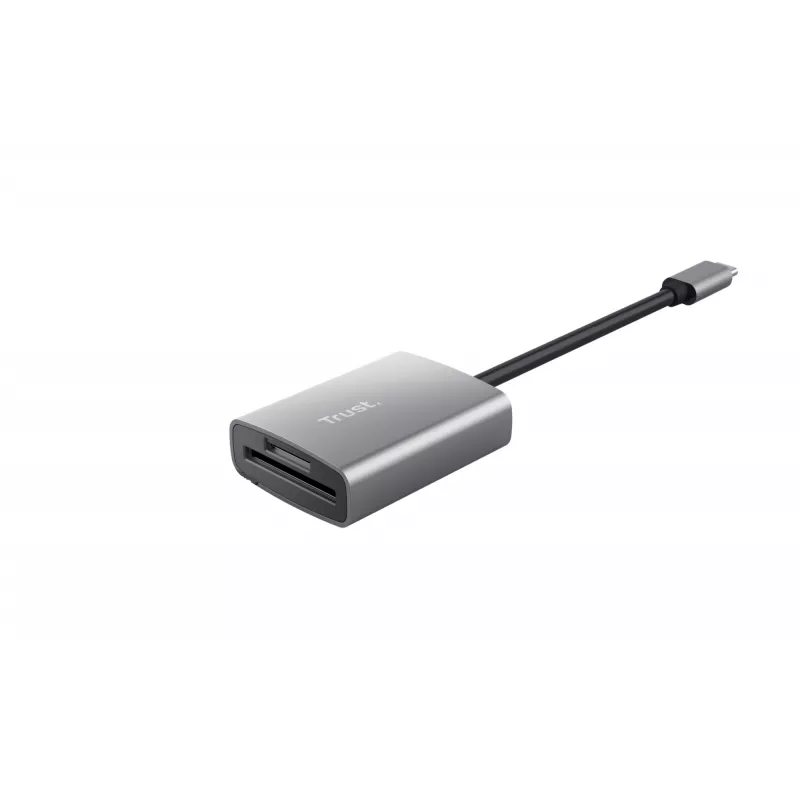 Leitor de cartões Trust 24136 USB 3.2 Gen 1 (3.1 Gen 1) Type-C alumínio