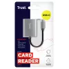 Leitor de cartões Trust 24136 USB 3.2 Gen 1 (3.1 Gen 1) Type-C alumínio