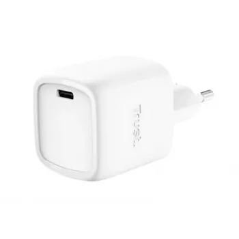 Carregador Trust Maxo 30W USB-C GaN para interiores carregamento rápido branco