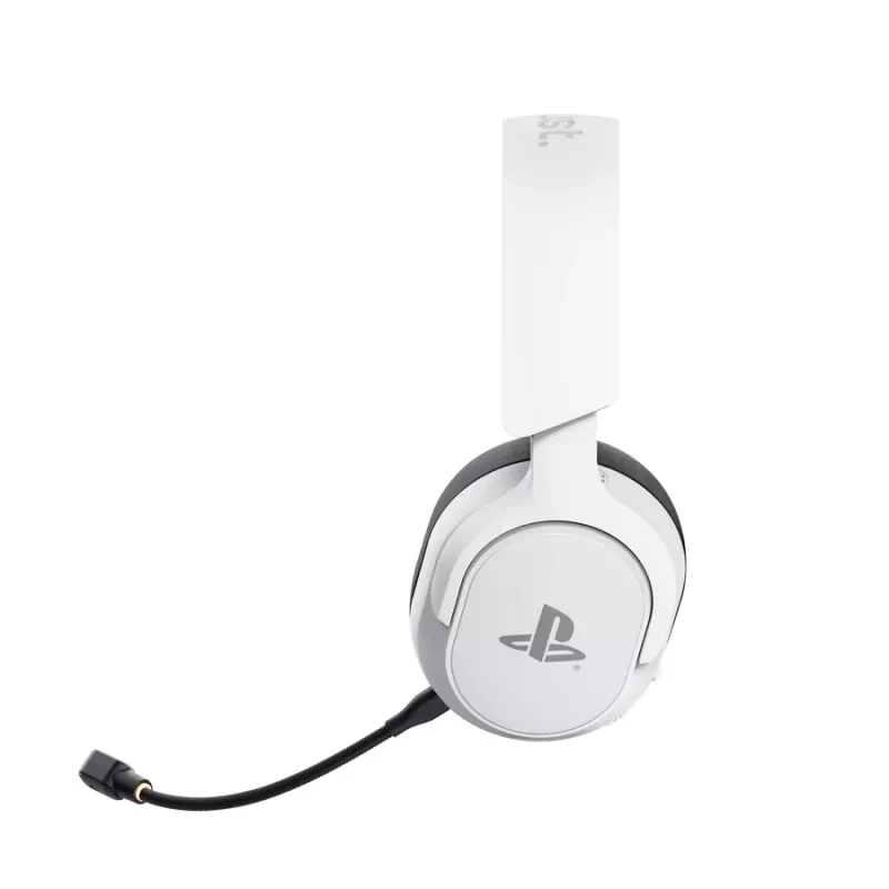 Headset Trust GXT 499 Forta com fios e sem fios arco de cabeça gaming branco