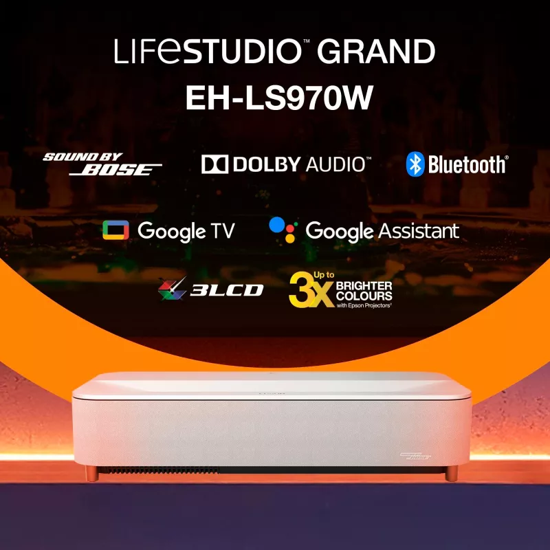 Epson EH-LS970W 4000 ANSI lúmenes 3LCD UHD 4K (3840x2160) branco
