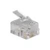 Ficha modular ACT RJ11 (4P/4C) para cabo plano