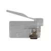 Conector modular ACT RJ11 (6P/4C) para cabo redondo com condutores maciços