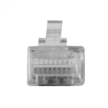 Conector modular ACT RJ45 (8P/8C) para cabo redondo com condutores maciços