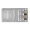 Conector modular ACT RJ45 (8P/8C) para cabo redondo com condutores maciços