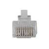 Conector modular ACT RJ45 (8P/8C) para cabo redondo com condutores maciços
