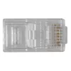Conector modular ACT RJ45 (8P/8C) para cabo redondo com condutores maciços