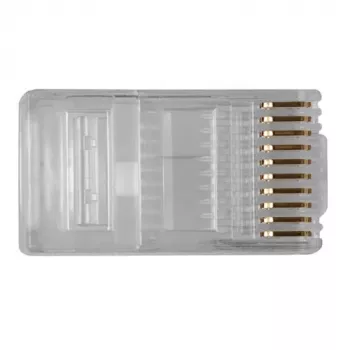 Conector modular ACT RJ48 (10P/10C) para cabo plano