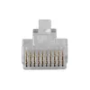 Conector modular ACT RJ48 (10P/10C) para cabo plano