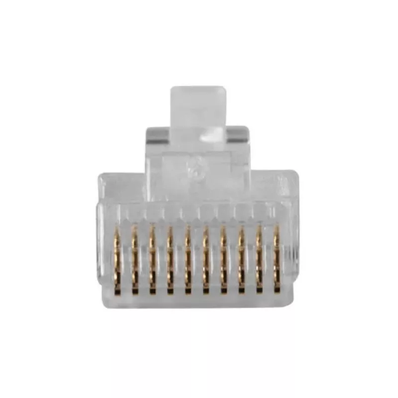 Conector modular ACT RJ48 (10P/10C) para cabo plano