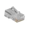 Conector modular ACT RJ48 (10P/10C) para cabo plano