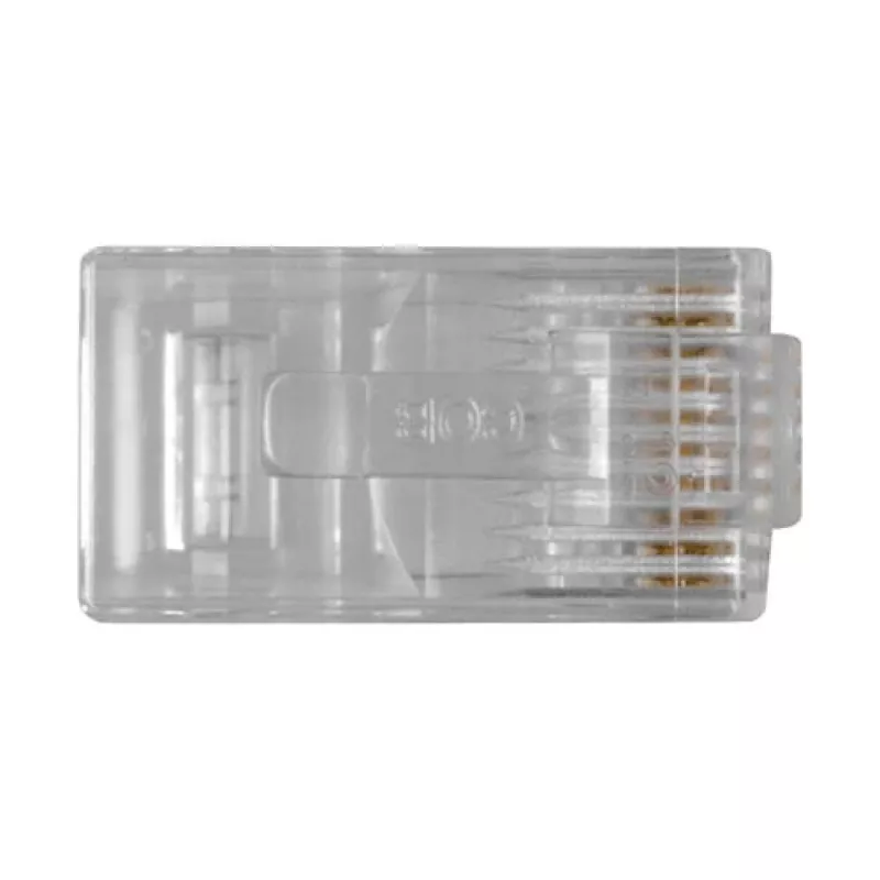 Conector modular ACT RJ48 (10P/10C) para cabo plano