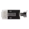 Conector modular blindado ACT RJ45 (8P/8C) CAT6A para cabo redondo com condutores rígidos ou flexíveis