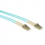 Cabo de patch de fibra ótica blindado ACT 20 metros Multimodo 50/125 OM3 Duplex com conectores LC