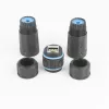 Conector fêmea ACT CAT6A blindado exterior IP68 RJ45 SD6522, conector fêmea Ethernet inline Cat6A blindado