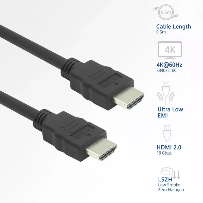 Cabo HDMI ACT AK3874 3 m HDMI Type-A (Standard) preto