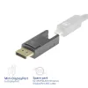Adaptador de substituição ACT Mini DisplayPort para DisplayPort para cabos DisplayPort óticos ativos com ficha removível