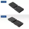 Conjunto extensor de áudio ACT AC7710 — digital/analógico sobre Cat5e/Cat6 com DAC, TOSLINK I/O, até 300 m, alimentado por USB 5V