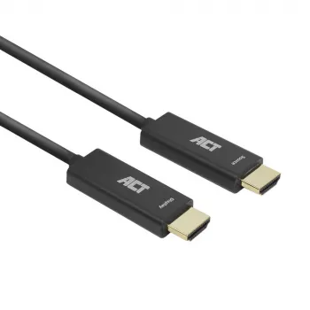 Cabo ótico ativo ACT 40 metros HDMI Premium High Speed 4K v2.0 LSZH ficha HDMI-A - ficha HDMI-A