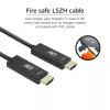 Cabo ótico ativo ACT 100 metros HDMI Premium High Speed 4K v2.0 LSZH ficha HDMI-A - ficha HDMI-A