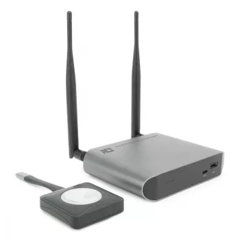 ACT Aero 4K sistema de apresentação sem fios, desktop, preto, cinzento, 3840 x 2160, 2160p, USB Type-C, USB