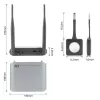 ACT Aero 4K sistema de apresentação sem fios, desktop, preto, cinzento, 3840 x 2160, 2160p, USB Type-C, USB