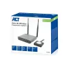 ACT Aero 4K sistema de apresentação sem fios, desktop, preto, cinzento, 3840 x 2160, 2160p, USB Type-C, USB