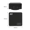 ACT docking station universal USB-C 4K, para 3 monitores HDMI/DisplayPort, DisplayLink