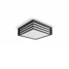 Philips myGarden Moonshine plafonier 28W E27 sem lâmpada, aplique de parede exterior, antracite, alumínio, plástico, IP44, jardim, terraço, II