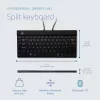 R-Go Tools teclado ergonómico R-Go Split Break com software de pausas, teclado dividido ergonómico, QWERTY (NÓRDICO), Bluetooth, preto