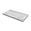 R-Go Tools teclado ergonómico R-Go Compact Break, teclado compacto com software de pausas, QWERTZ (CH), Bluetooth, branco