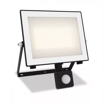 Aplique de parede exterior Philips Lois 50W LED, caixa metálica preta, lâmpada não substituível, 220–240V