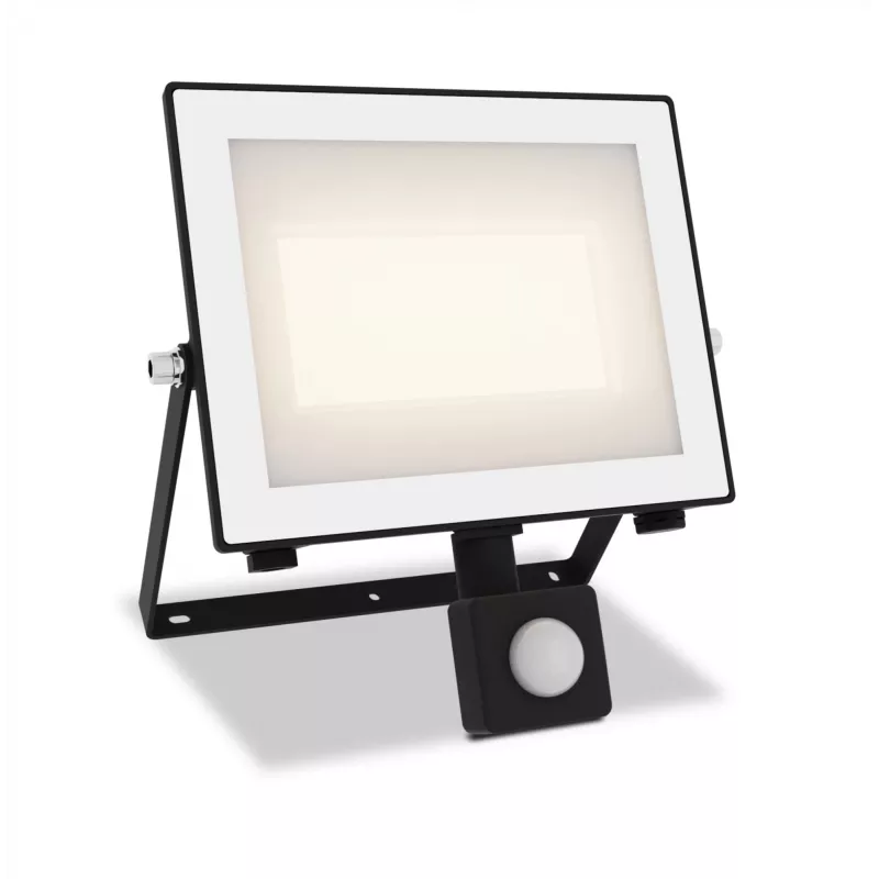 Aplique de parede exterior Philips Lois 50W LED, caixa metálica preta, lâmpada não substituível, 220–240V