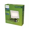 Aplique de parede exterior Philips Lois 50W LED, preto, caixa metálica, LED não substituível, 220–240V