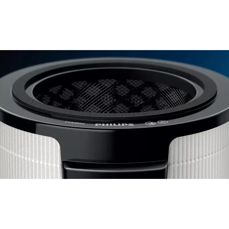 Filtro de substituição para purificador de ar Philips FYM860/30 integrado 3-em-1 99,97 % de eficiência, 211×211×253 mm