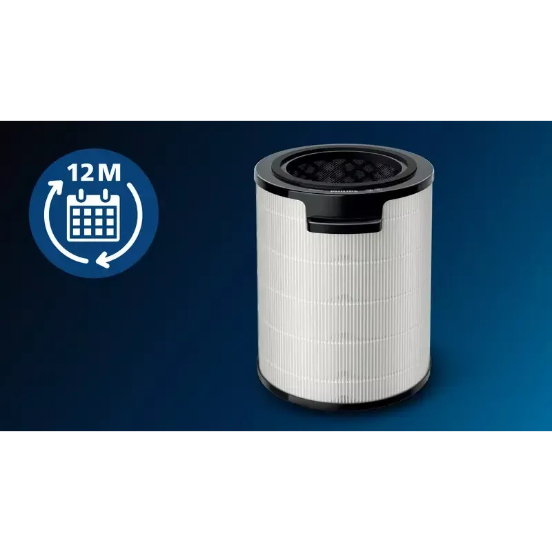 Filtro de substituição para purificador de ar Philips FYM860/30 integrado 3-em-1 99,97 % de eficiência, 211×211×253 mm