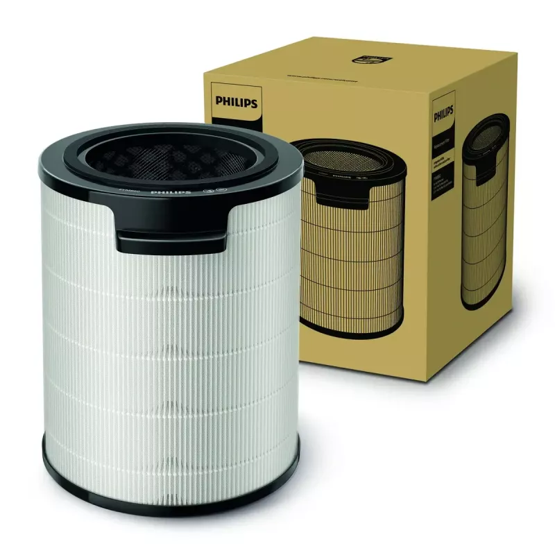 Filtro de substituição para purificador de ar Philips FYM860/30 integrado 3-em-1 99,97 % de eficiência, 211×211×253 mm