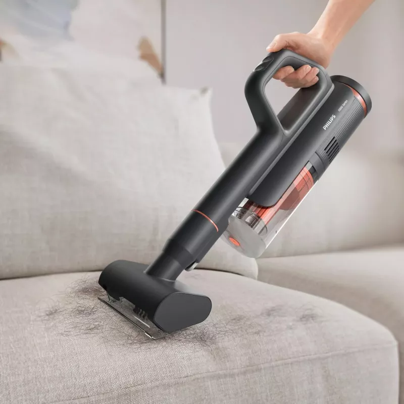 Philips série 6000 XW6264/11 aspirador vertical/vassoura elétrica bateria seco e húmido ciclónico sem saco cinzento