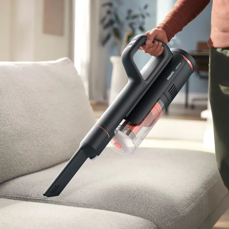 Philips série 6000 XW6264/11 aspirador vertical/vassoura elétrica bateria seco e húmido ciclónico sem saco cinzento