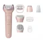 Depiladora Philips Série 9000 BRE719/00 — sem fios, molhado e seco, 32 pinças, 2 velocidades, rosa
