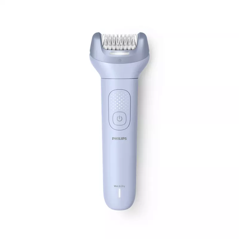 Depiladora Philips Série 8000 BRE711/00 — 32 pinças, 2 velocidades, uso molhado e seco, bateria de iões de lítio integrada, azul