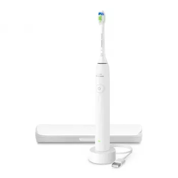 Escova de dentes elétrica sónica Philips Série 3100 HX4033/21 — recarregável, bateria de iões de lítio, modo Daily Care, 1 cabo e 1 cabeça de escova