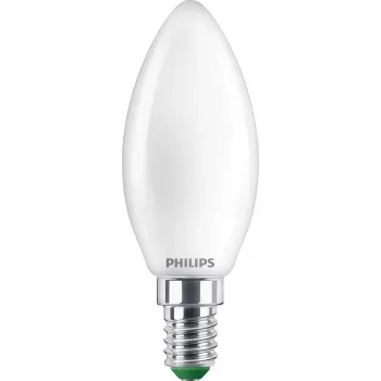 Philips Ultra Efficient lâmpada LED E14 B35, 2,1 W (equivalente a 40 W), 2700 K, pack de 3