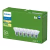 Philips Ultra Efficient lâmpada LED GU10, 2,1 W (equivalente a 50 W), 2700 K, 36 graus, pack de 6