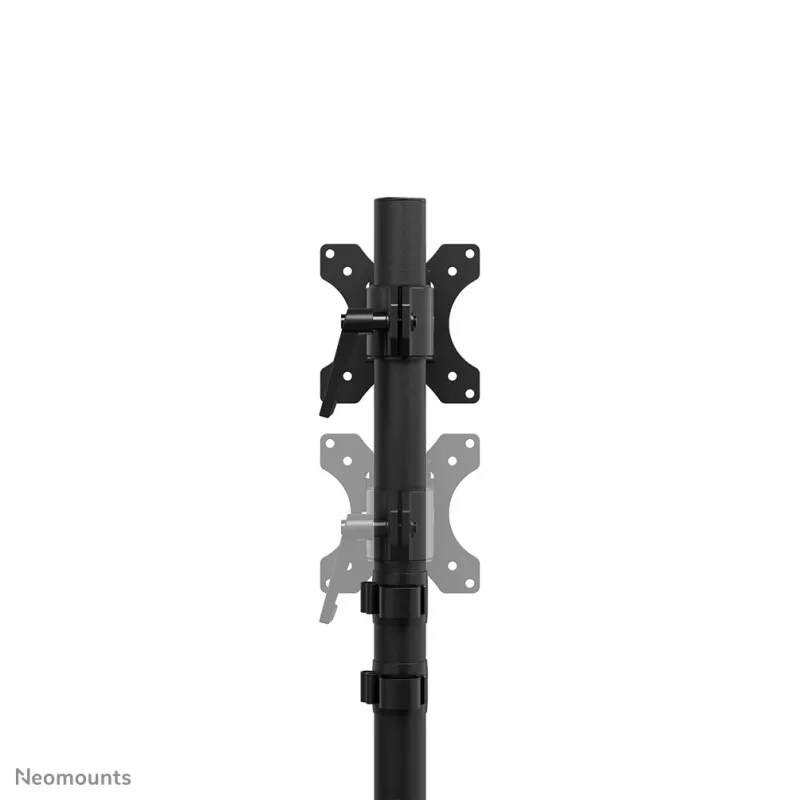 Suporte de monitor individual Neomounts DS45-600BL1 para ecrãs de 10–32 polegadas, VESA 75x75–100x100, máx. 9 kg, autónomo, preto